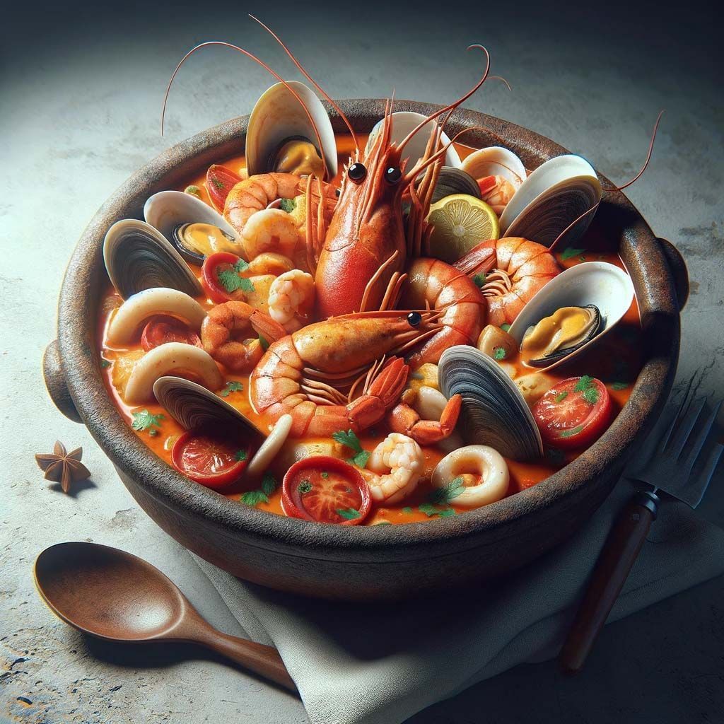 Receta del Cazuela de Mariscos