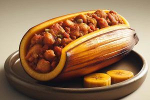 Receta del Plátano Maduro Relleno
